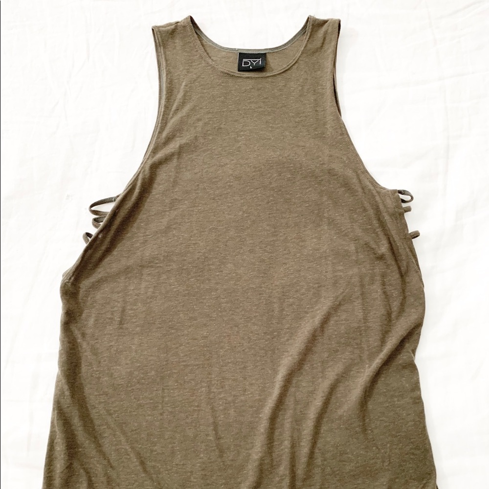 DYI Deep Breeze Tank, Olive, L